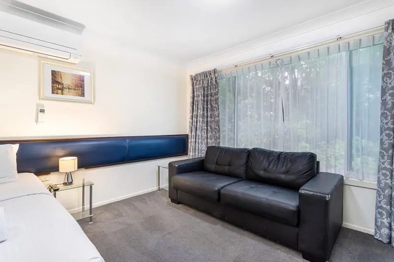 Sofa and sitting area in the king suite